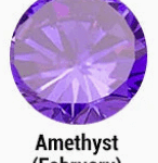 February - Amethyst +$10.00